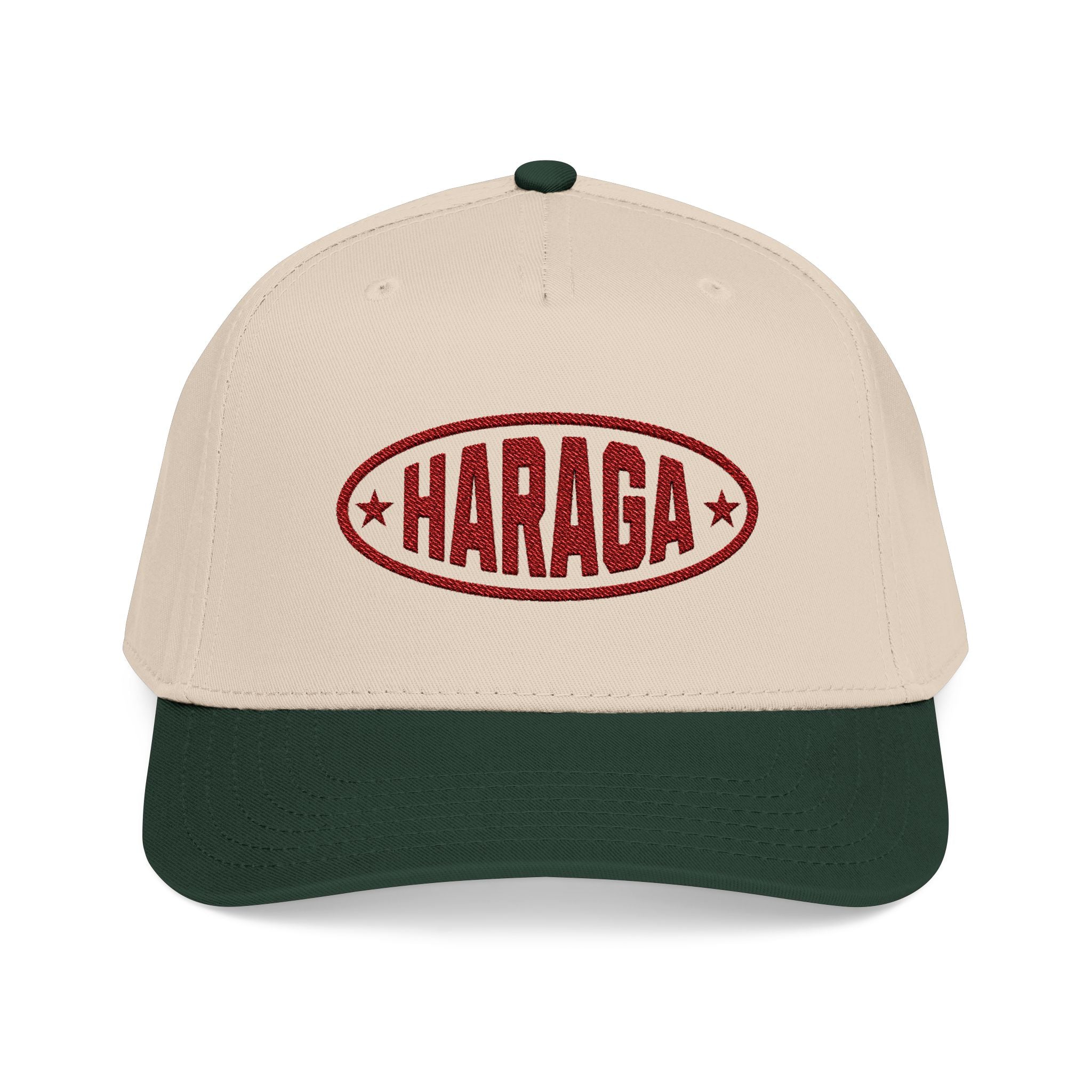 Casquette Vintage "Varsity Legacy" - Haraga - Beige & Vert