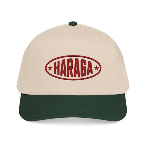 Casquette Vintage "Varsity Legacy" - Haraga - Beige & Vert