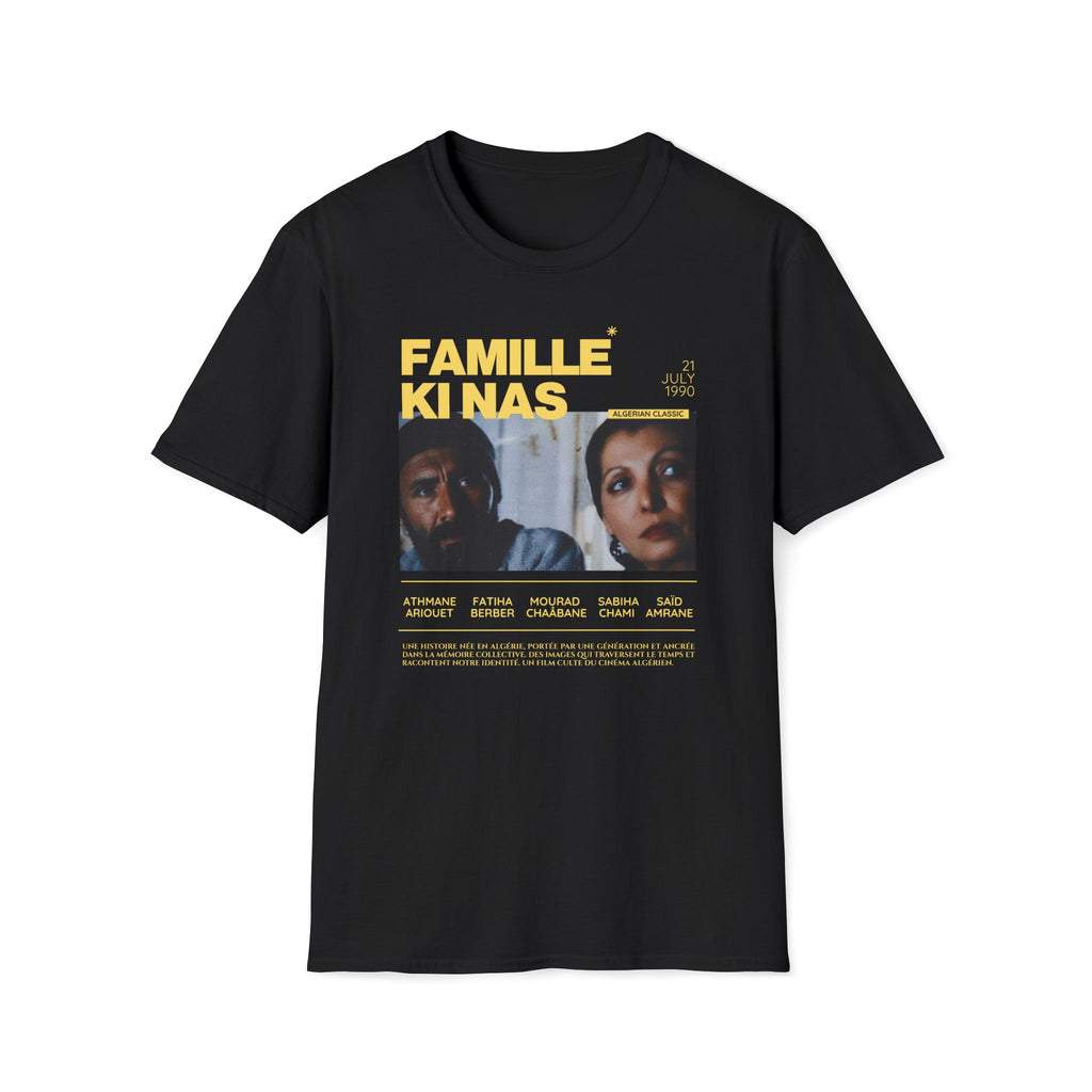 T-Shirt Vintage "Famille Ki Nass" - Hommage Athmane Ariouet
