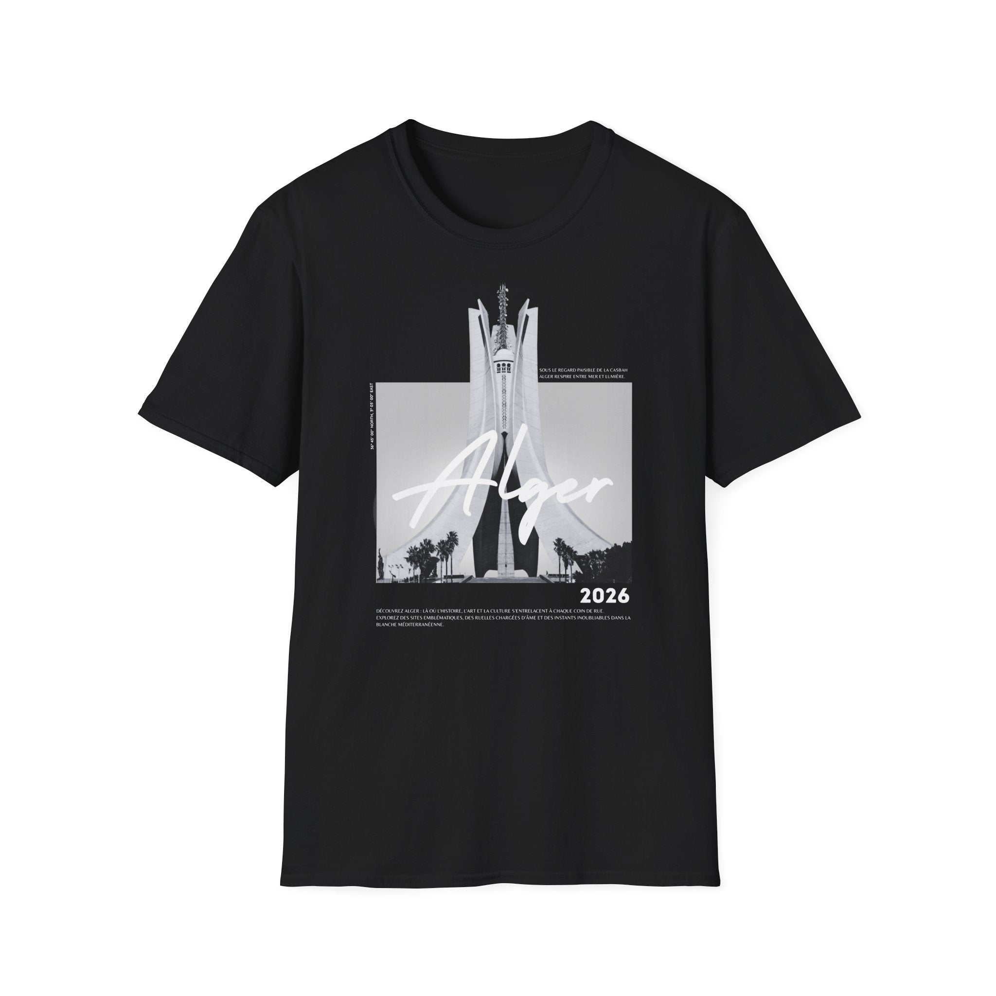 T-Shirt "Alger Monument" - Édition Maqam Echahid 2026