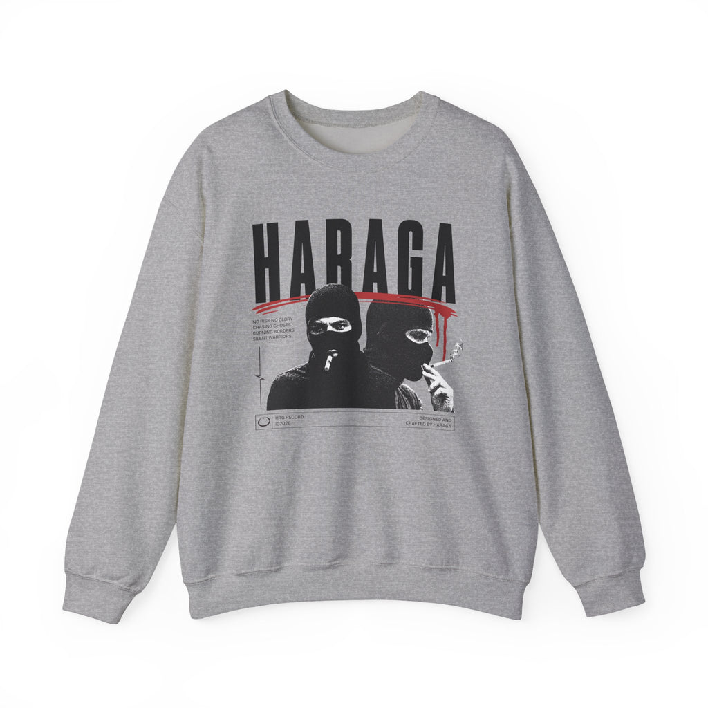 Sweat Crewneck Streetwear "Silent Warriors" - Collection Haraga