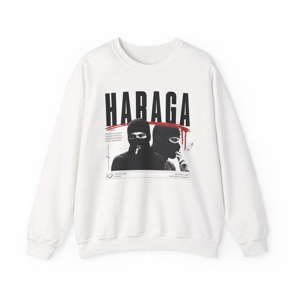 Sweat Crewneck Streetwear "Silent Warriors" - Collection Haraga