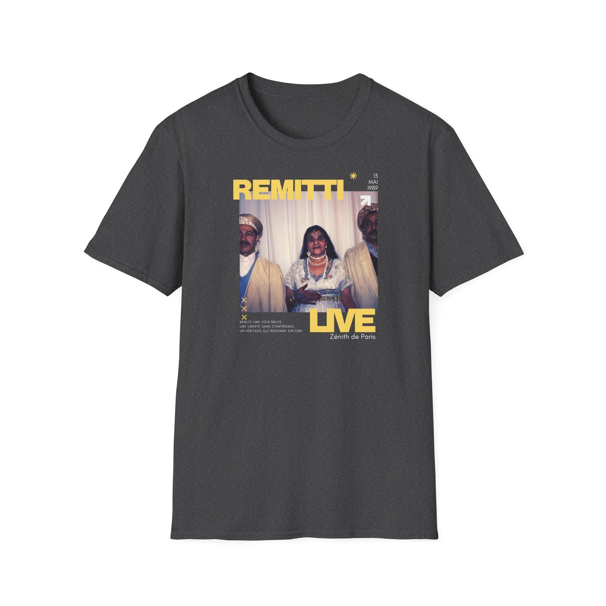 T-Shirt Cheikha Rimitti "Raï Legend" - Hommage Vintage Zénith