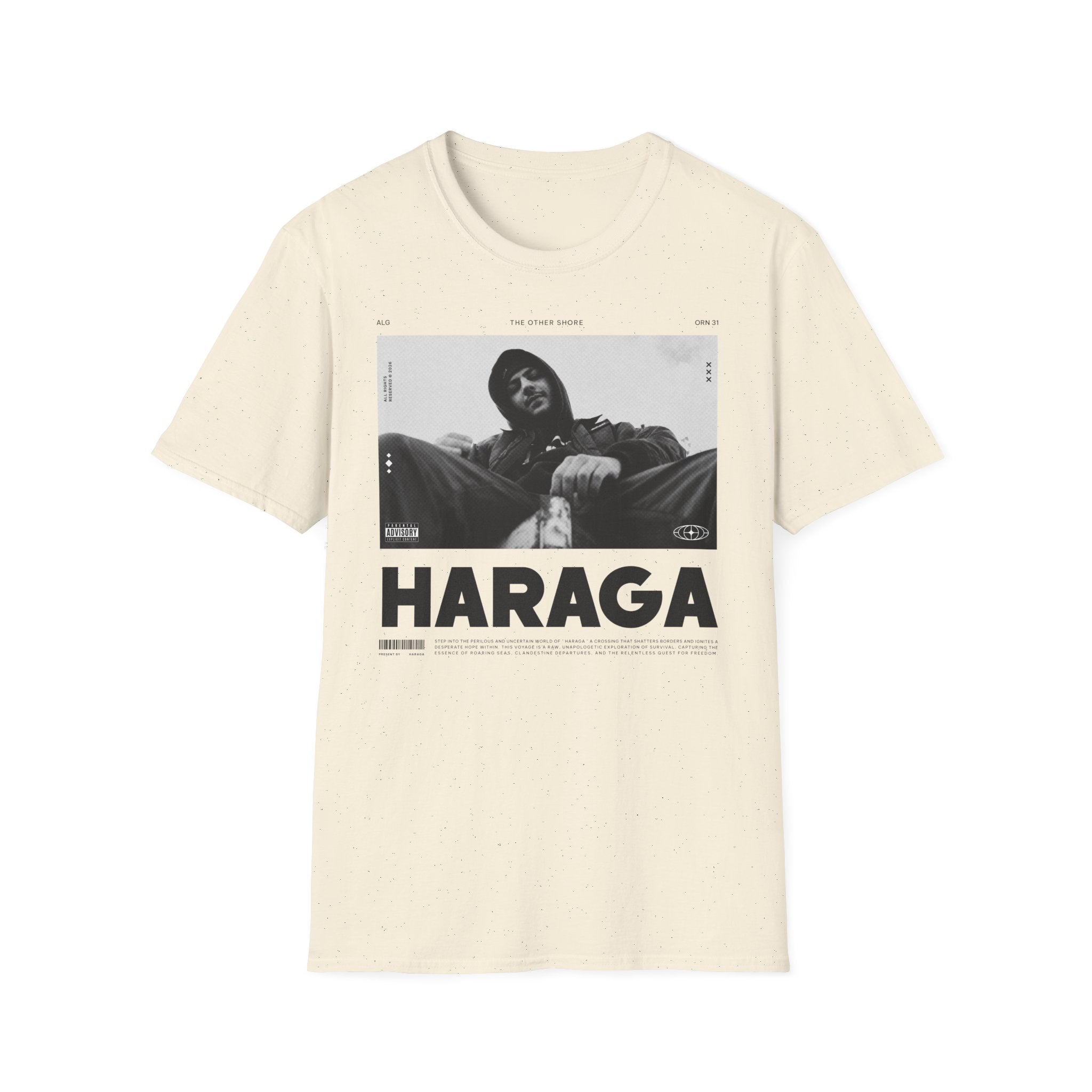 T-Shirt Haraga "The Other Shore" | Streetwear Algérie & Diaspora