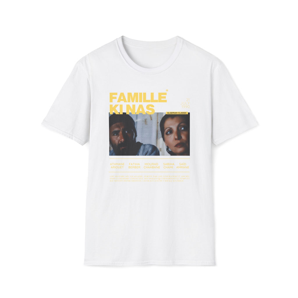 T-Shirt Vintage "Famille Ki Nass" - Hommage Athmane Ariouet
