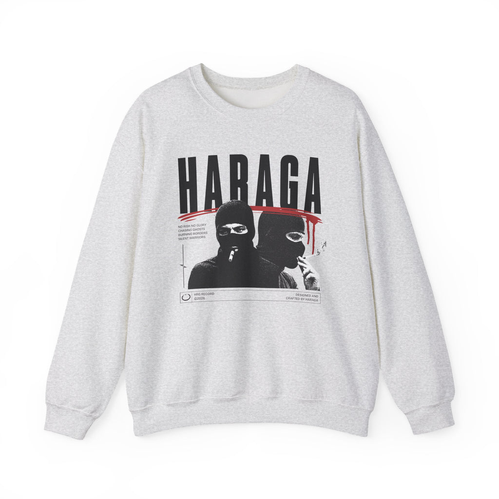Sweat Crewneck Streetwear "Silent Warriors" - Collection Haraga
