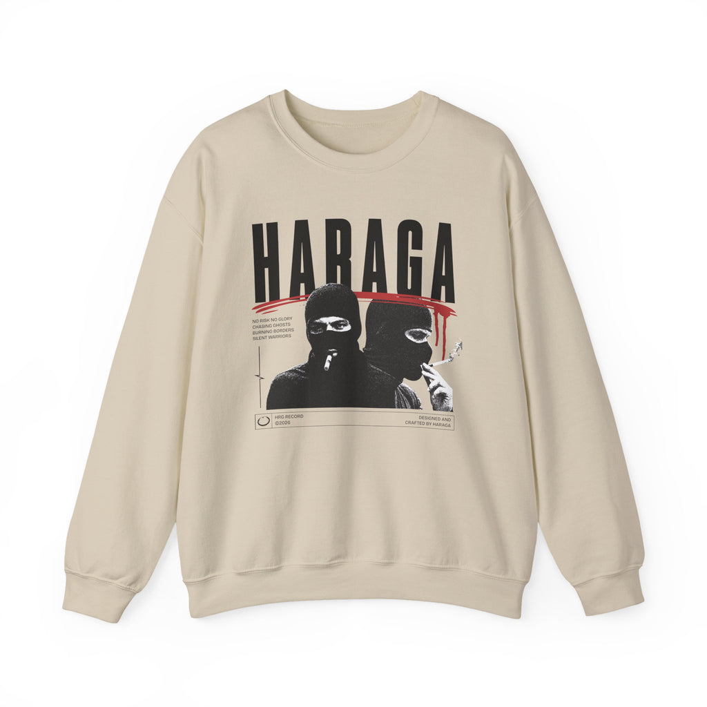 Sweat Crewneck Streetwear "Silent Warriors" - Collection Haraga